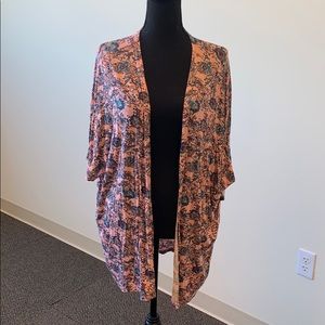 Coral Paisley Kimono